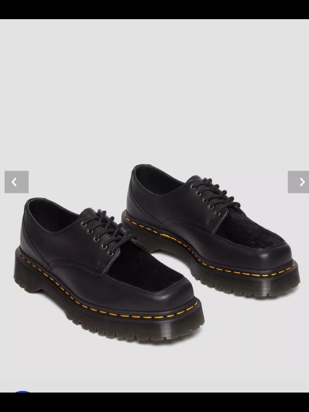 Dr. Martens 1461 5-eye Bex Square Toe Oxford Black Leather Shoes
Size Women US 7